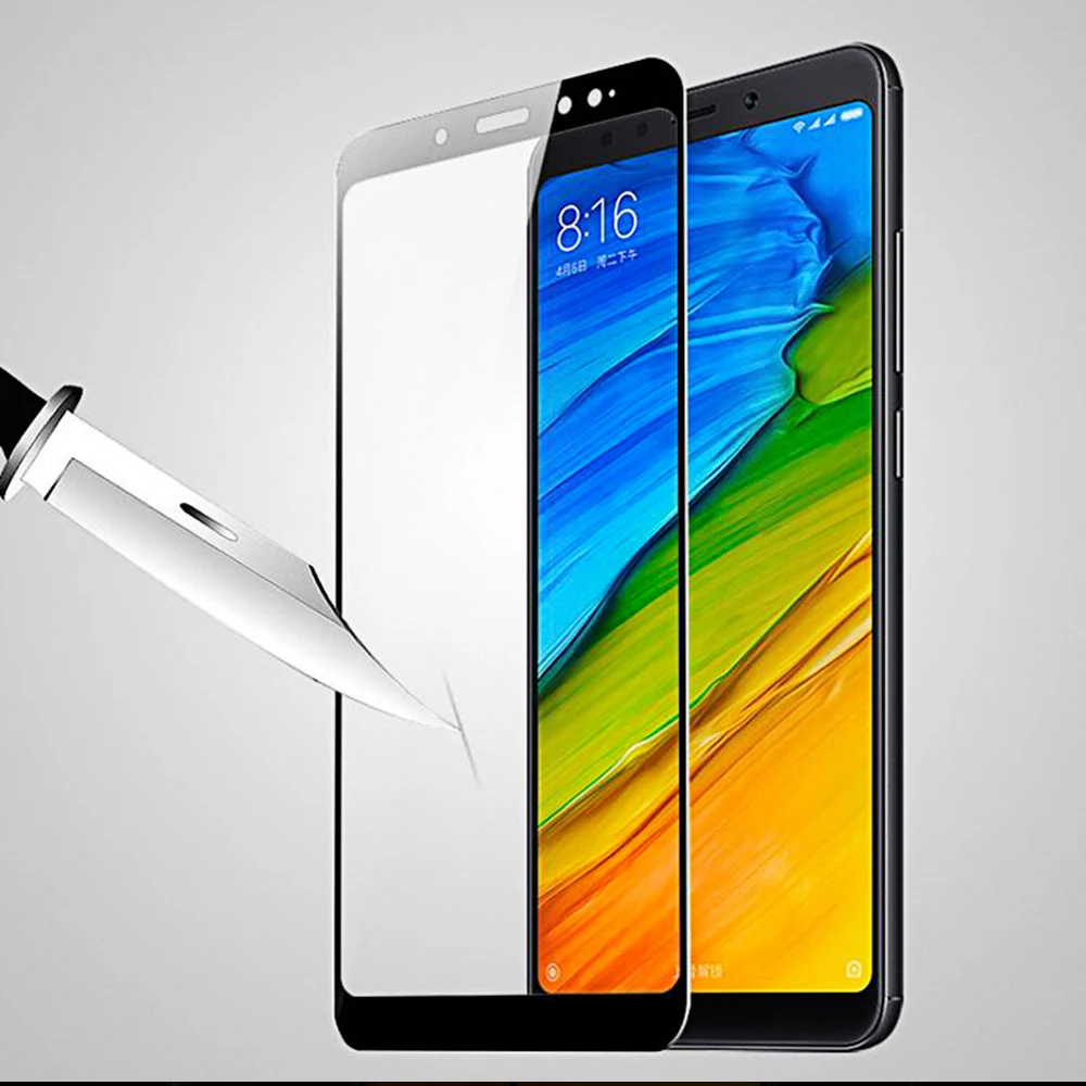 9H защитное стекло Xiaomi Redmi Note 5 Закаленное для Pro защита экрана|Защитные стёкла и