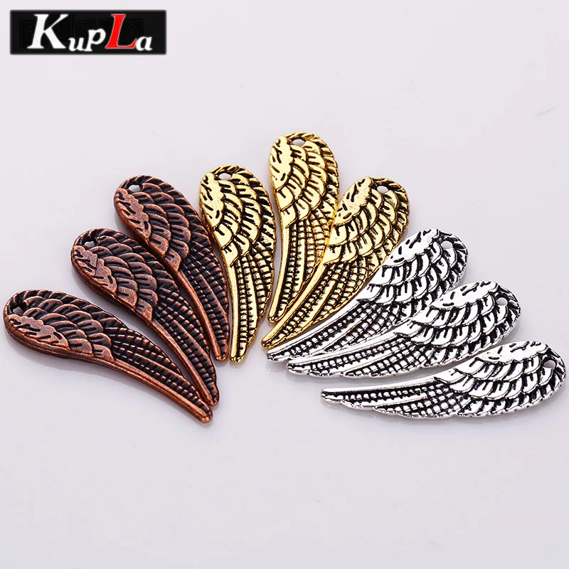 Винтажные металлические подвески с маленькими крыльями DIY ювелирные изделия