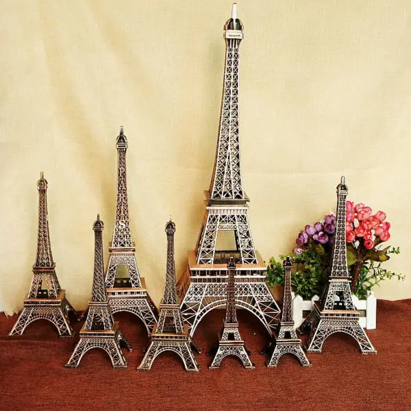 Металлическая Башня для украшения дома на Хэллоуин и Рождество|souvenir|souvenirs eiffel tower