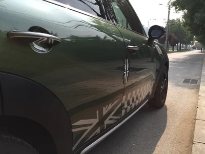 Автомобильная наклейка на панель Roker декоративные шахматные наклейки для Mini Cooper