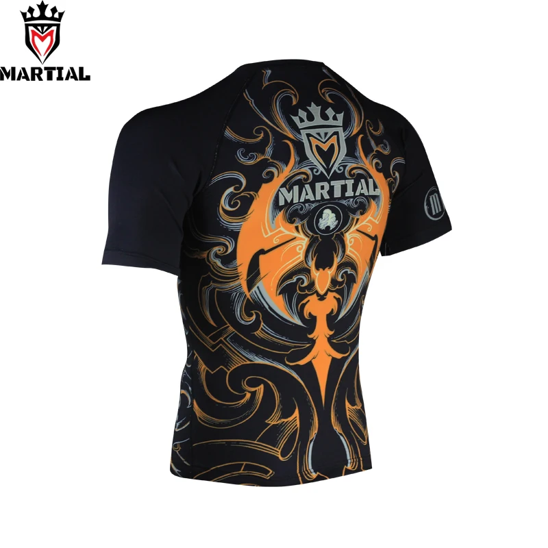 Недорогие боксерские Кофты для mma rashguards от Gemini Мужская быстросохнущая рубашка