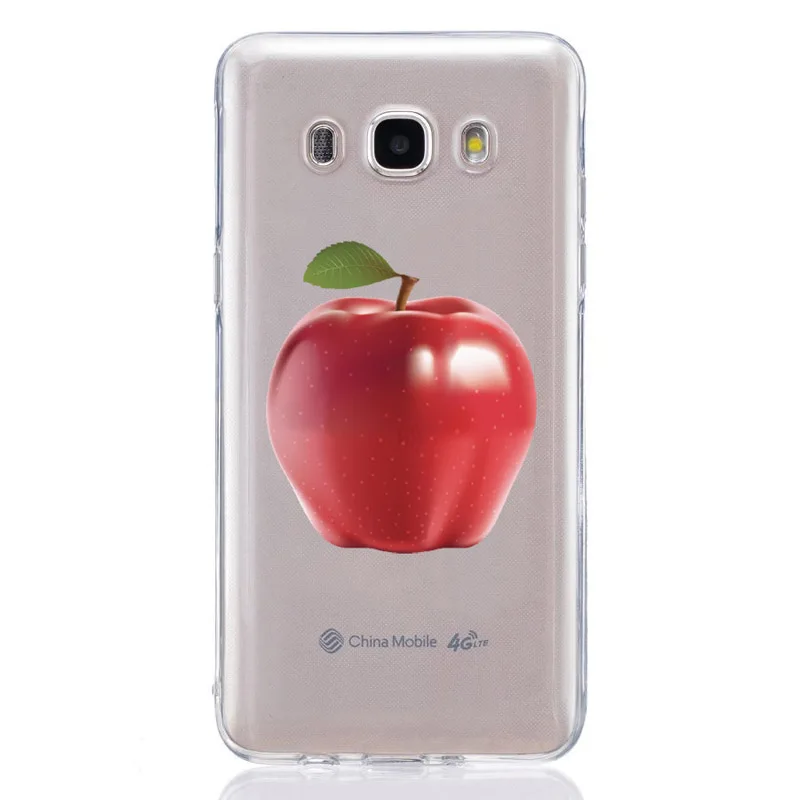 Для Samsung Galaxy A3 A5 2016 2017 A300 A320F A510 A520F TPU цветной мягкий чехол с оранжевым рисунком