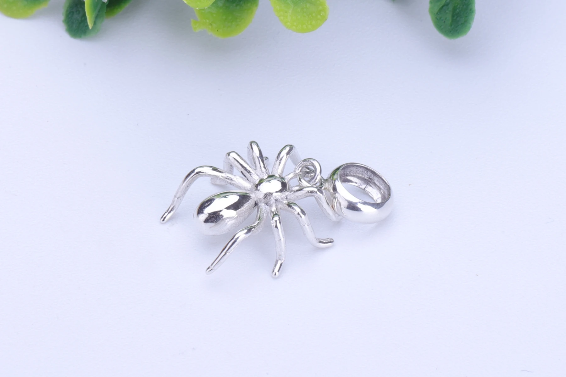 Серебряные бусины 925 пробы подвеска в виде паука, Подходит для Pandora, подвески, серебро 925, браслет для женщин, сделай сам, ювелирное изделие