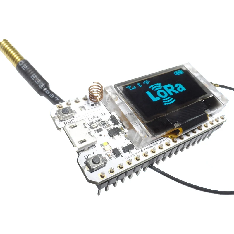 Плата для разработки Интернета ESP32 + ESP8266 Bluetooth Wi Fi OLED 0 96 дюйма модуль дисплея 32 м