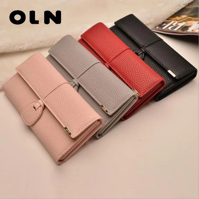 2018 New Phone Pocket Luxury Wallets Women Brand Lady Purses For Leather Clutch Long Hasp Woman Wallet Female Purse Card Holder | Багаж и