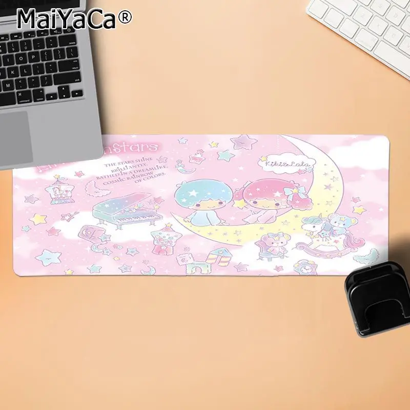 LockEdge 30X90cm MaiYaCa, новинка, маленькие игровые мыши для ноутбука с двумя звездами, коврик для мыши, резиновая мышь, прочный Настольный коврик для мыши - Цвет: LockEdge 30X90cm