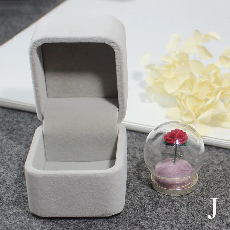 J Silver Pendant 1 шт. Маленький принц роза/le petit Prince/Роза маленького принца ожерелье/розовое ожерелье из террариума/подарок на день Святого Валентина - Окраска металла: J Silver Pendant
