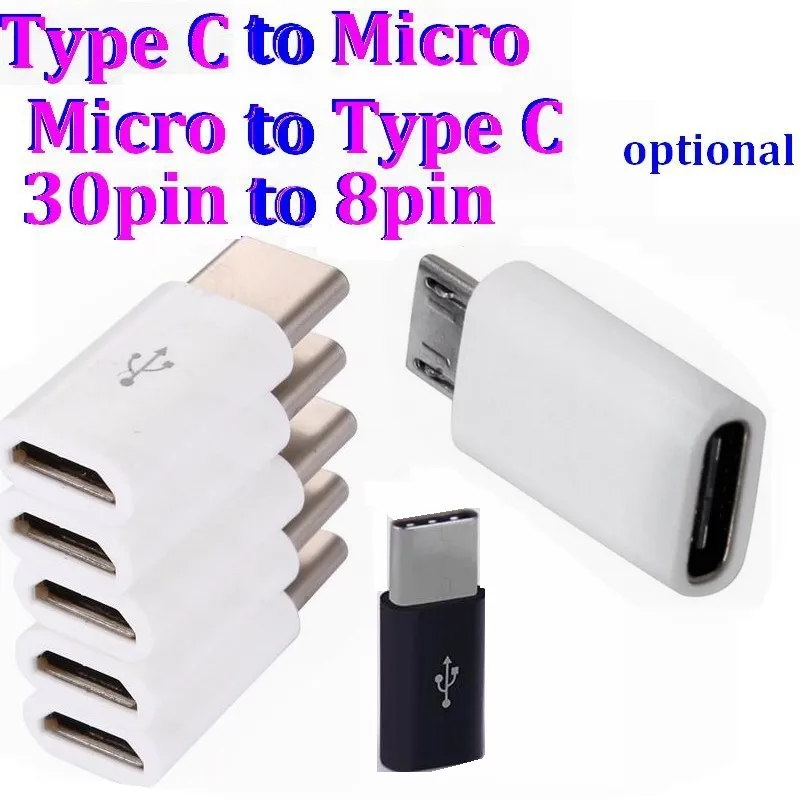 Переходник с Micro USB Мама на 8 pin папа usb 3 1 Тип C micro мама|converter adapter|usb femaleusb to |