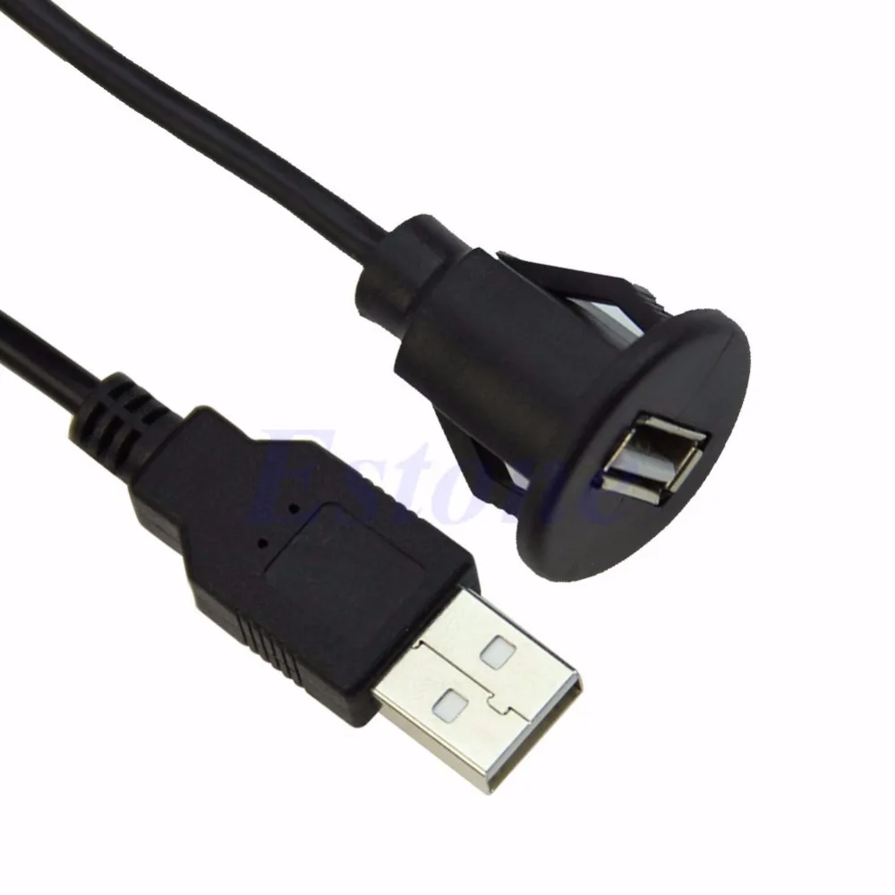 1 шт. новый для приборной панели автомобиля монтажная панель USB удлинитель