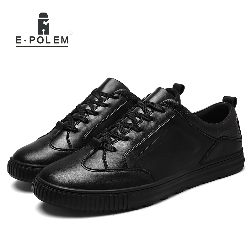 

Мужская повседневная обувь на плоской подошве; Мужская Повседневная дышащая обувь из натуральной кожи на шнуровке