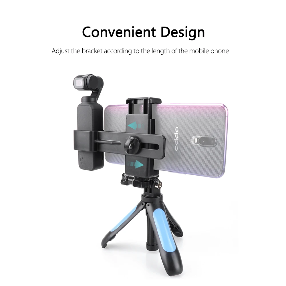 Vamson для DJI Osmo карманные аксессуары держатель камеры крепление мобильного телефона неподвижная фигура кронштейн для DJI OSMO Карманный стабильный OPG