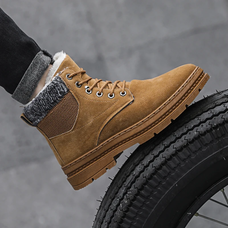 HEINRICH/2018 г. Мужская зимняя обувь Tenis Masculino Adulto теплые зимние ботинки на меху Botas De