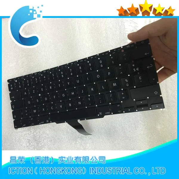 Совершенно новая Французская клавиатура для MacBook Air 11 6 дюйма A1370 A1465 AZERTY FR 2011 2015