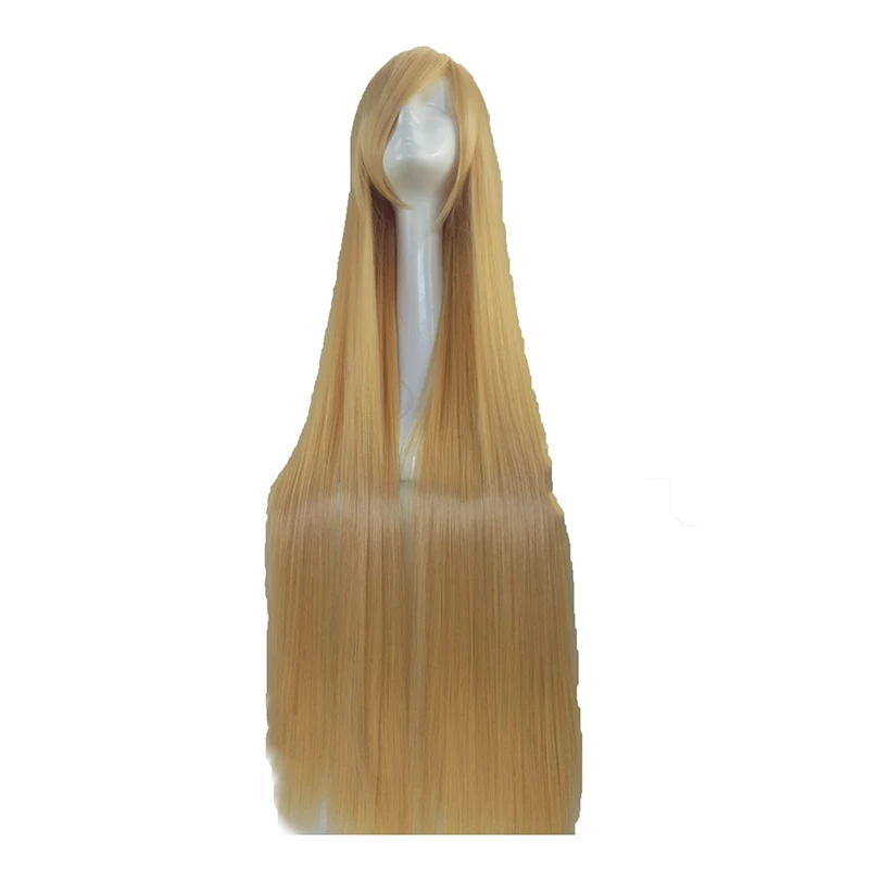 HAIRJOY оранжевый зеленый костюм вечерние косплей парик 100 см длинные прямые синтетические волосы парики 15 цветов