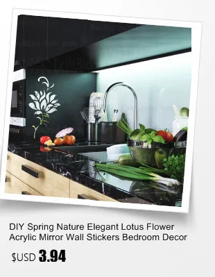 Креативные DIY колонны декоративные круглые кольца бубнящие вазы акриловые зеркальные настенные наклейки домашний Декор 3d наклейки для декорирования комнат R230