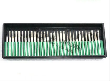 Набор алмазных заусенцев 30 шт. инструменты из камня dremel вращающиеся Dremel