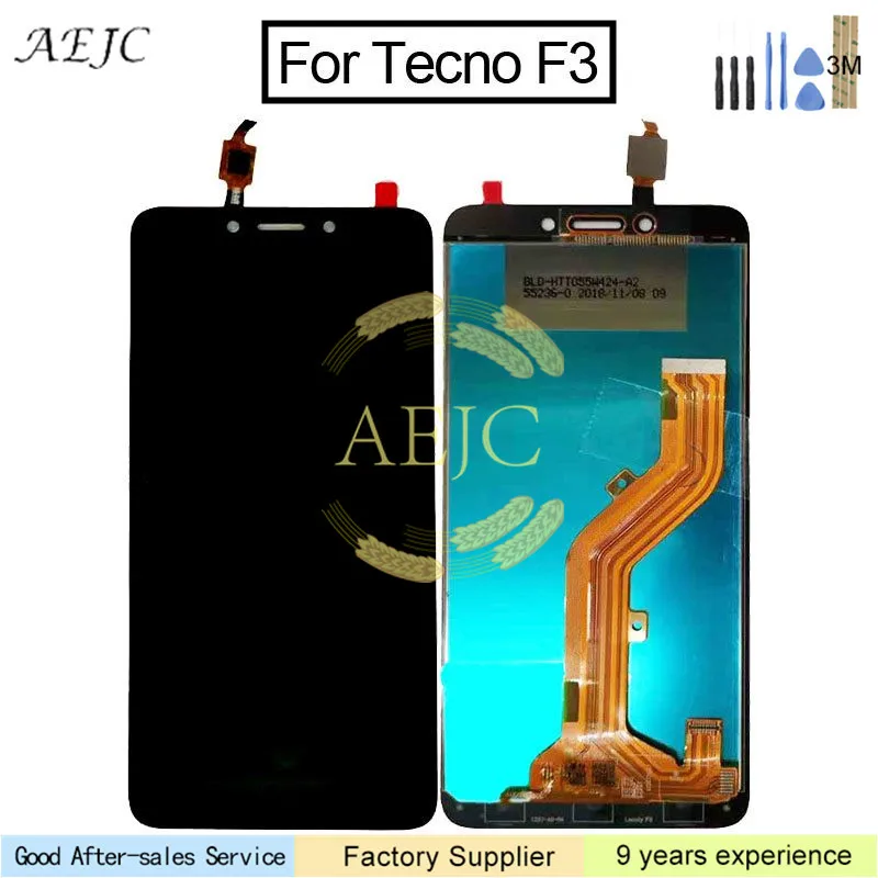 Для ЖК дисплея Tecno F3 кодирующий преобразователь сенсорного экрана в сборе 5