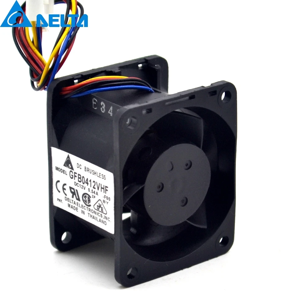 Новый GFB0412VHF 4030 40 мм 12V 0.54A Сервер вентилятор охлаждения для Delta 40*40*30 | Компьютеры и