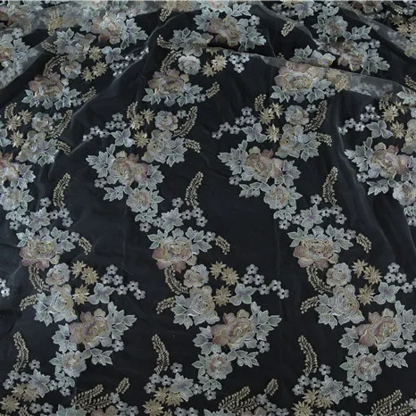 LASUI 1 y/1 Лот Полный Размеры Цветочная вышивка из кружевной ткани DIY ручной работы