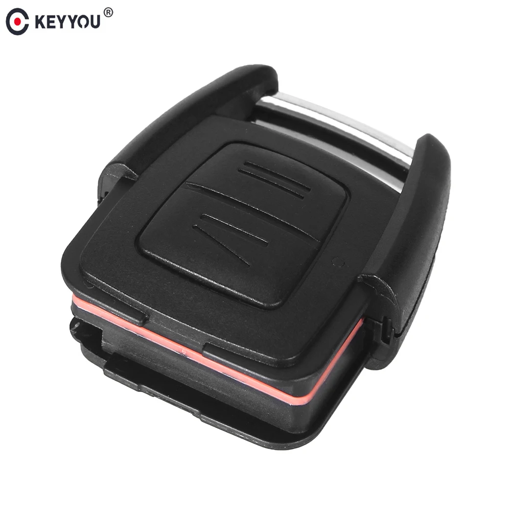 KEYYOU, 2 кнопки дистанционного ключа для автомобиля, корпус для Vauxhall Opel Astra Zafira Omega Vectra, без чипа, не режущий клинок, автомобильный чехол для ключей, чехол для автомобиля