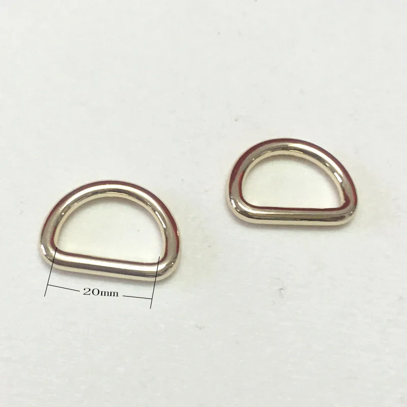 

60 of 3/4 inch (20mm) Non Welded Gold Plated Loop Ring