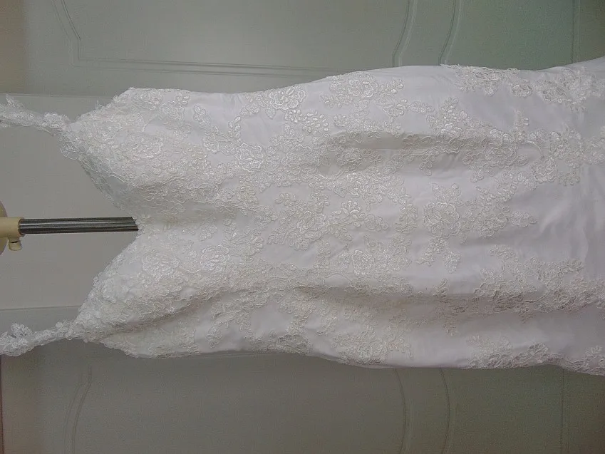 Vestido de novia Платье Русалка на бретельках Свадебные платья с низкой спинкой