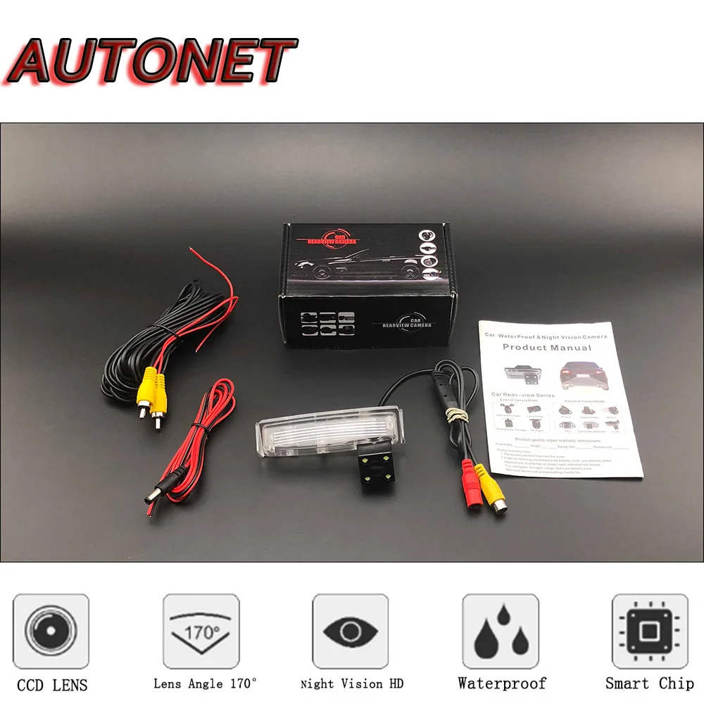 Камера заднего вида AUTONET HD с ночным видением для Toyota Ractis NCP100 NCP120 2005 ~ 2016 CCD/номерной