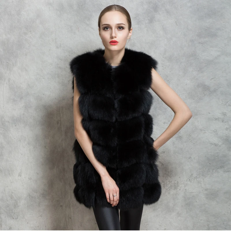 Зимний женский кардиган меховой жилет модное женское пальто из искусственного