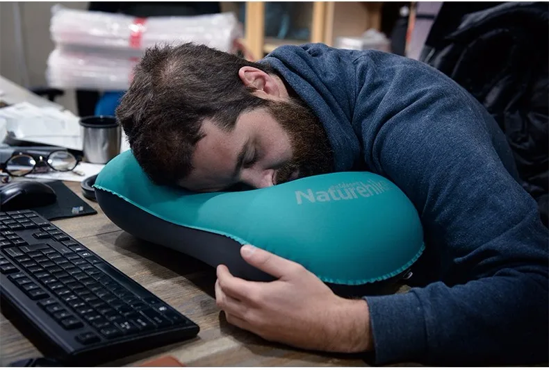 Naturehike Открытый Спящая Механизм Портативный Надувные Подушки Путешествия Эрос Подушка Надувная Подушка Шеи Защитный Подголовник подушка для путешествий подушка путешествие