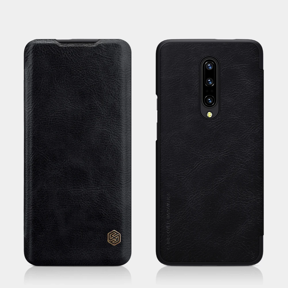 7 Pro Чехол для OnePlus 7 Pro чехол NILLKIN Qin Бизнес Флип кожаный чехол слот для карт задняя крышка для OnePlus 7 Pro Чехол Для Телефона
