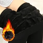 YGYEEG 2021 новые кашемировые модные леггинсы женские теплые зимние яркие бархатные вязаные плотные леггинсы эластичные однотонные штаны с подкладкой
