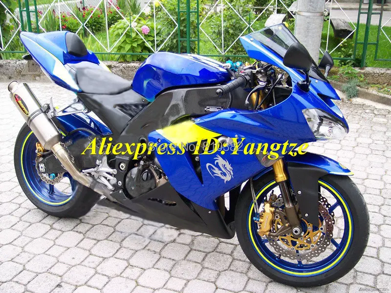 Комплект обтекателей для мотоцикла на заказ KAWASAKI Ninja ZX10R 2004 2005 04 05 знаменитый