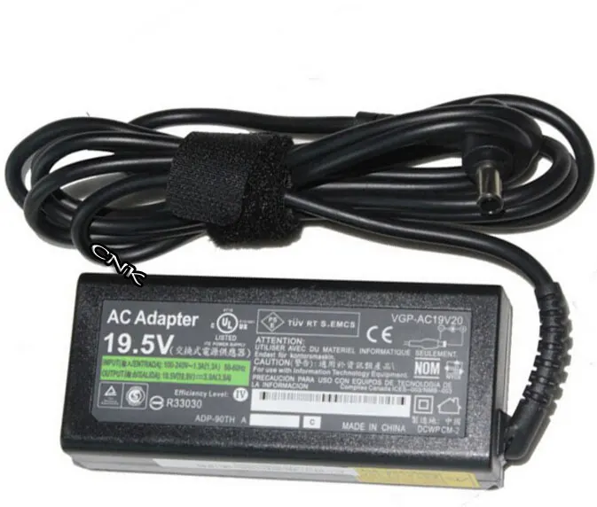 Запасной адаптер переменного тока высокого качества для ноутбука Sony VAIO 19 5 в 6 а 75