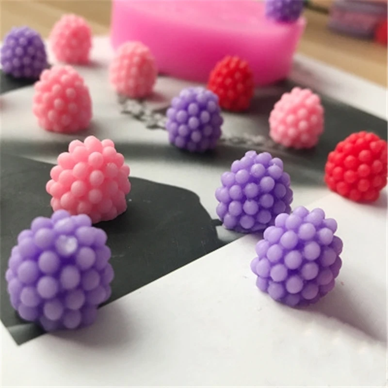 Поставка силиконовые формы 3D небольшой Raspberry Форма помадка шоколадная форма для