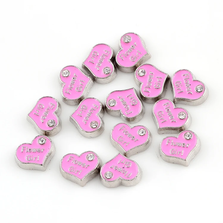 F155 Новое поступление 20 шт./лот сплав металл прекрасная эмаль Радужное сердце