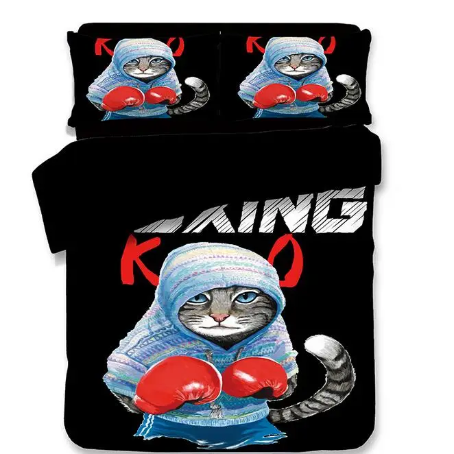 14 Японский Maneki Neko новогодний декор постельные принадлежности Твин Полный Королева Король один двойной размер пододеяльник наборы милый счастливый удача Кот - Цвет: 14