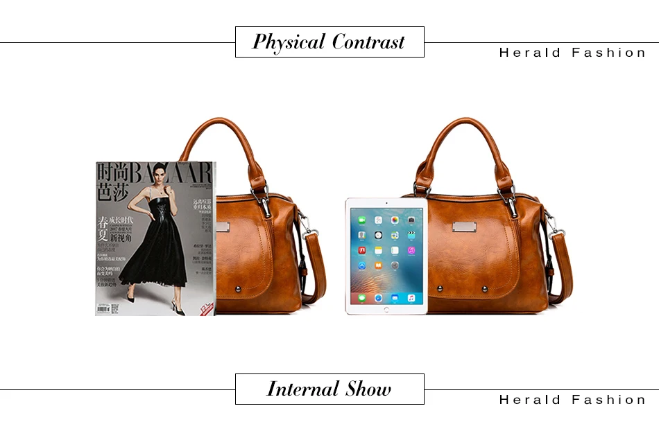 Herald Fashion New Soft Leather Tassel Women Handbag Elegant Ladies Hobo Shoulder Bag Female Casual Messenger Tote Bag Satchel