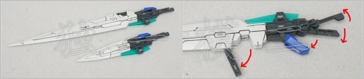 daban Gundam Модель 1:100 MG00 6604 7 меч-семь меч