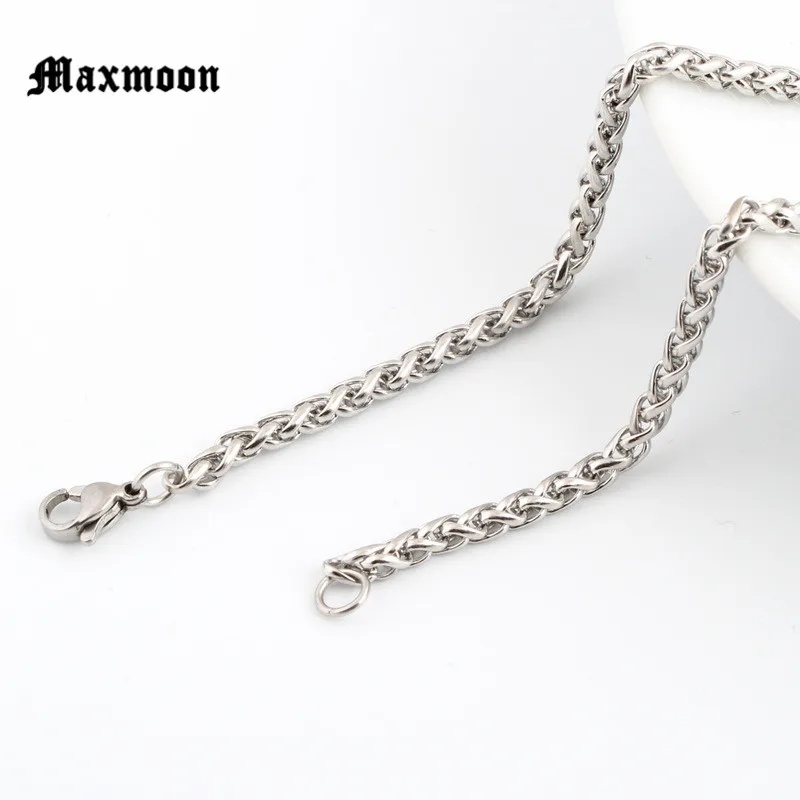 Цепочка Из Нержавеющей Стали 316L Maxmoon ширина 3 4 5 6 мм