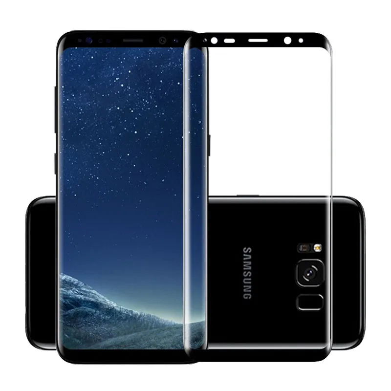 9H Закаленное стекло пленка для Samsung Galaxy Note8 S9 Plus полное покрытие Защитная Note 8 3D