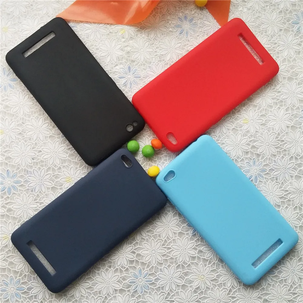 Macarons цветной ТПУ силиконовый матовый чехол для Xiaomi Redmi 4A 5A 6A 4X высокое качество
