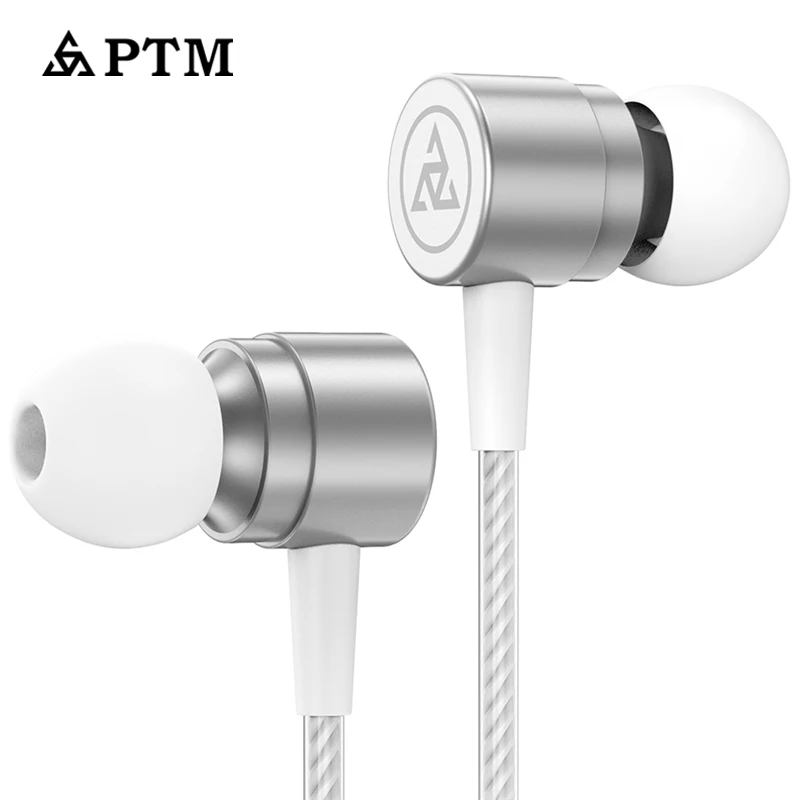 PTM новые наушники-вкладыши сабвуфер супер бас Музыка DJ звук металлические