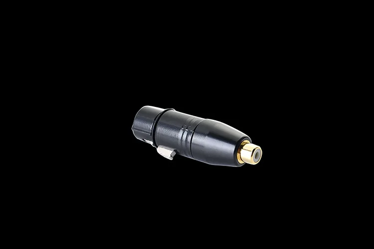 XLR к RCA гнездо адаптера позолоченный сбалансированный кабель вилка бесплатная