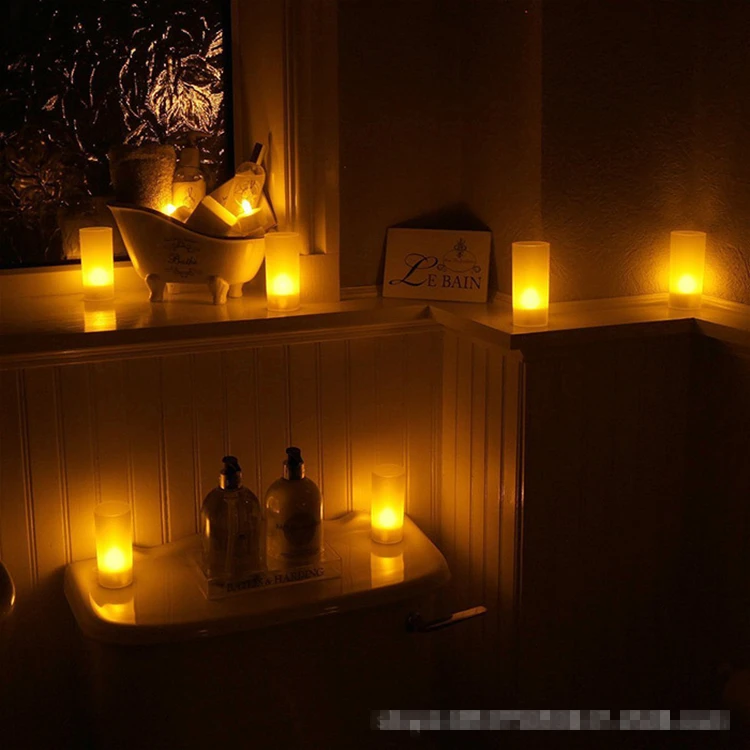 6 светодиодсветодиодный ночных перезаряжаемых беспламенных чайсветильник чей