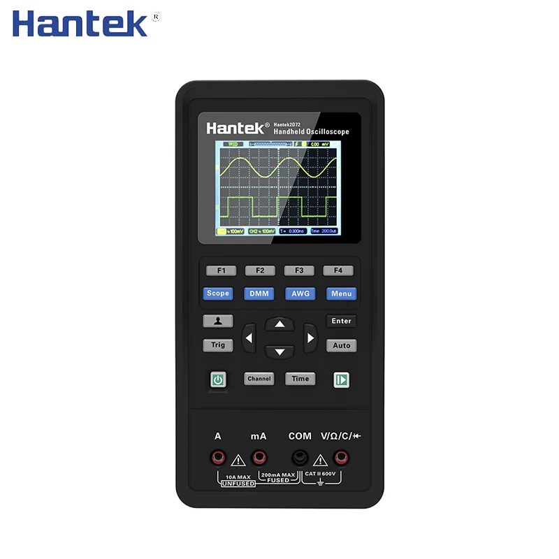 Цифровой осциллограф Hantek 3 в 1 250 Мвыб/с генератор сигналов Портативный USB 2 канала
