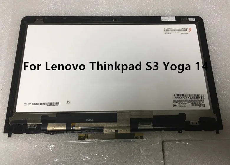 Оригинальный комплект для Lenovo Thinkpad S3 Yoga 14 LP140WF3 SPD2 B140HAN01.3 полный ЖК-дисплей