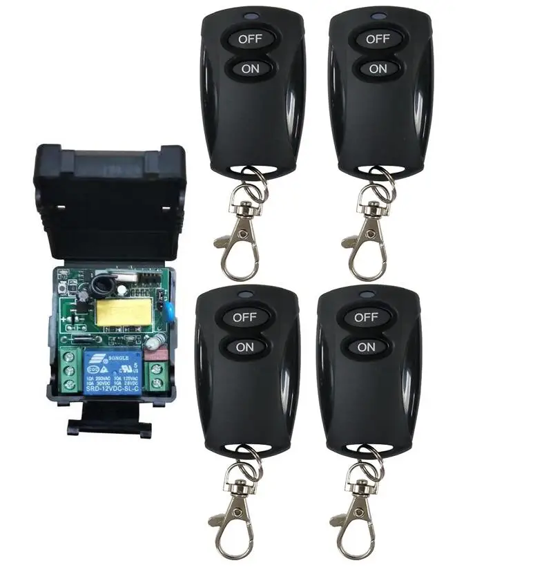 Универсальный беспроводной Радиочастотный выключатель освещения 433 МГц 220 В 1