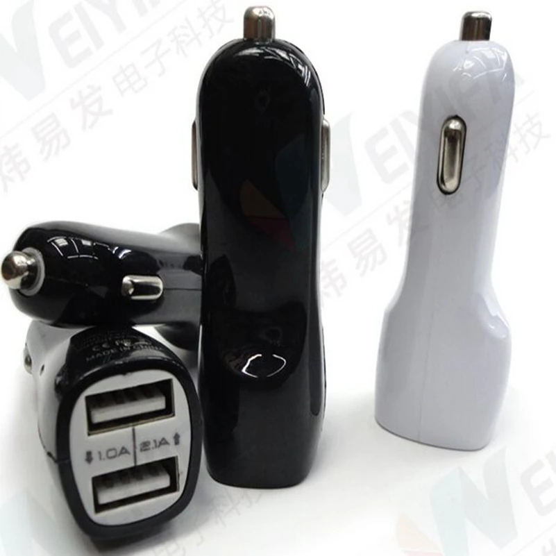 100 шт./лот универсальное автомобильное зарядное устройство 5 В а с двумя USB портами