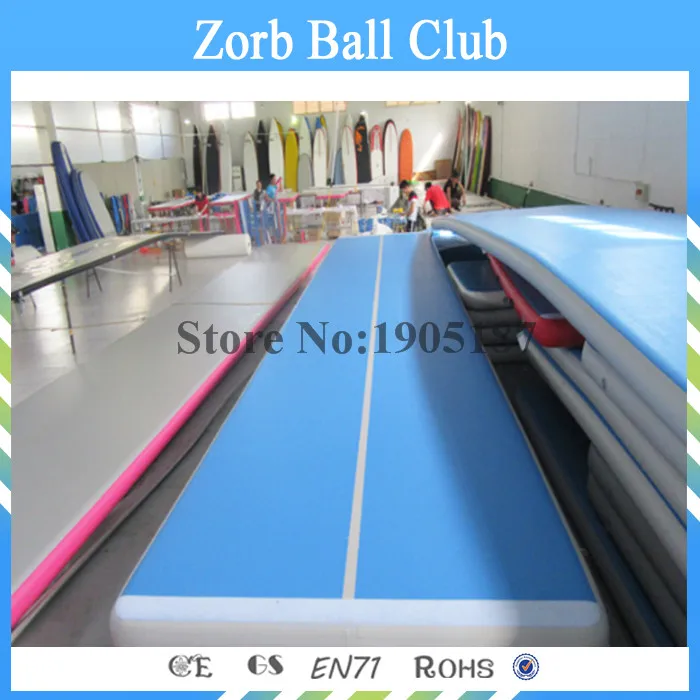 Бесплатная доставка насос надувная гимнастическая воздушная дорожка Mintgreen 6 м