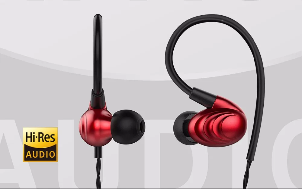 Гибридные наушники вкладыши FiiO F9SE с тройным драйвером (черные/красные)